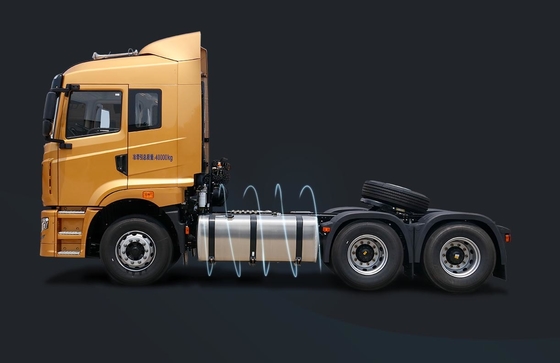 Euro 3 de Tipper Dump Truck Diesel 420HP da cabeça do trator de CAMC 6*4