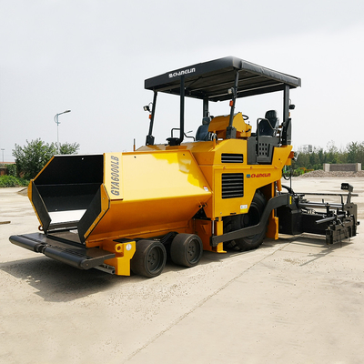 máquinas Asphalt Pavers GYA6000L do planejamento civil de 93kw 6m