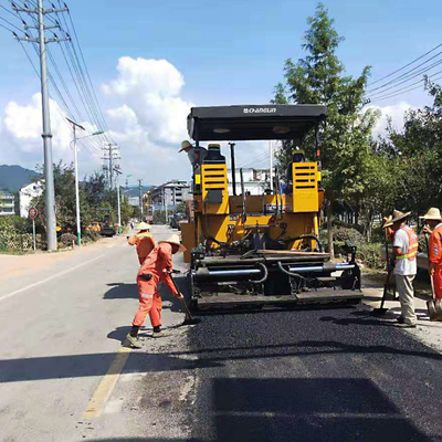 máquinas Asphalt Pavers GYA6000L do planejamento civil de 93kw 6m