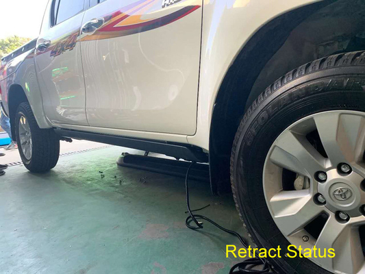 Etapa lateral 100% impermeável de Hilux da liga de Hilux Vigo Foldable Running Boards Aluminum