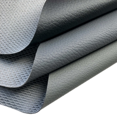tela de couro sintética do PVC de 0.6mm-1.2mm para o banco de carro 58/60&quot;