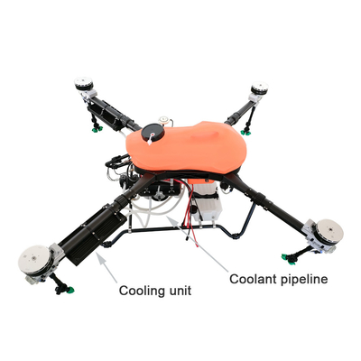 O híbrido elétrico 16L do gás desvirilizou o pulverizador agrícola 5L/Min do UAV do zangão da câmera