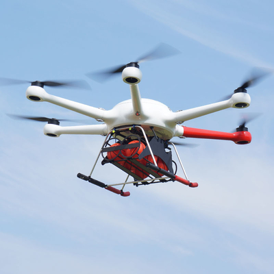 Luta contra o incêndio pesada 10m/S do Uav do elevador da fibra do carbono de 160MP 30KG