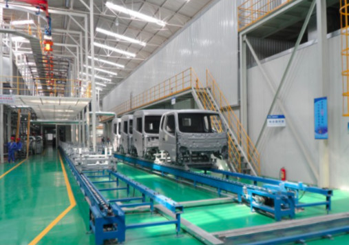 Linha de pintura tecnologia moderna do carro do Iso da proteção ambiental
