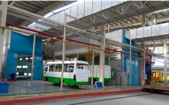 Linha de pintura tecnologia moderna do carro do Iso da proteção ambiental
