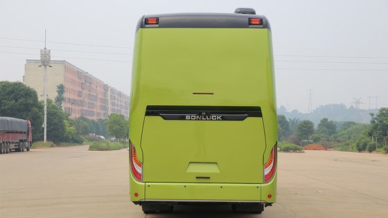 Euro luxuoso 3 dos assentos de Bus 375hp 51 do treinador do preto 12m Cummins Engine