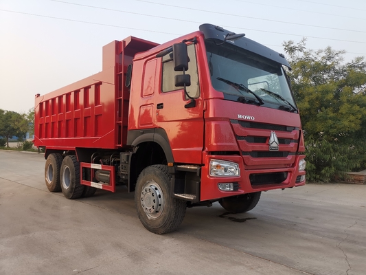 Milhagem recondicionada 65,000km do Euro 3 do caminhão basculante 6x4 de Sinotruk Howo 371