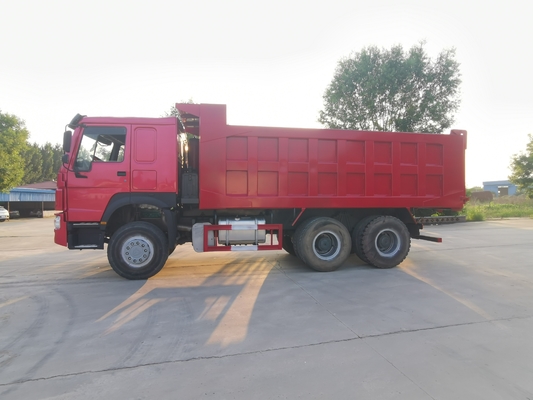 Milhagem recondicionada 65,000km do Euro 3 do caminhão basculante 6x4 de Sinotruk Howo 371