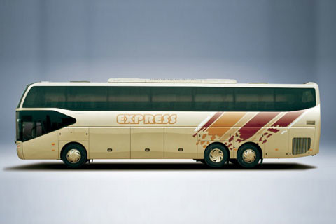 Velocidade superior luxuosa 125km/H de Bus 375HP do treinador do treinador 13.7m de Yutong